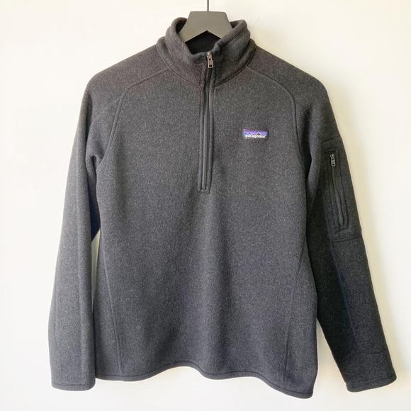 Patagonia half zip better sweater black L - Picture 1 of 5